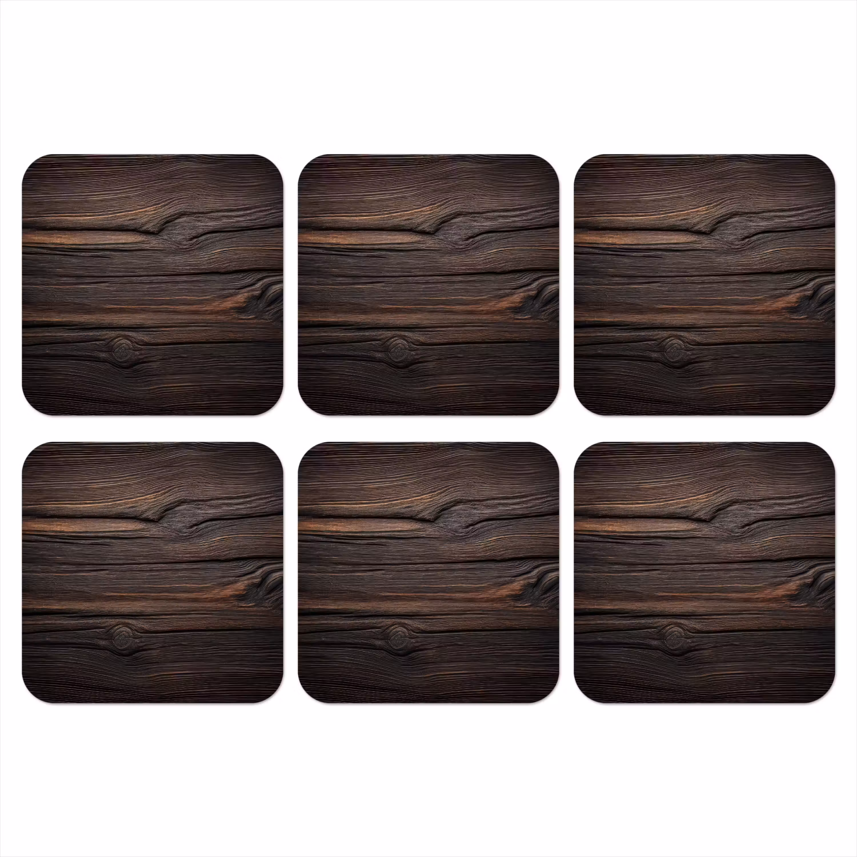 Coaster - Wood - Whimsical grain