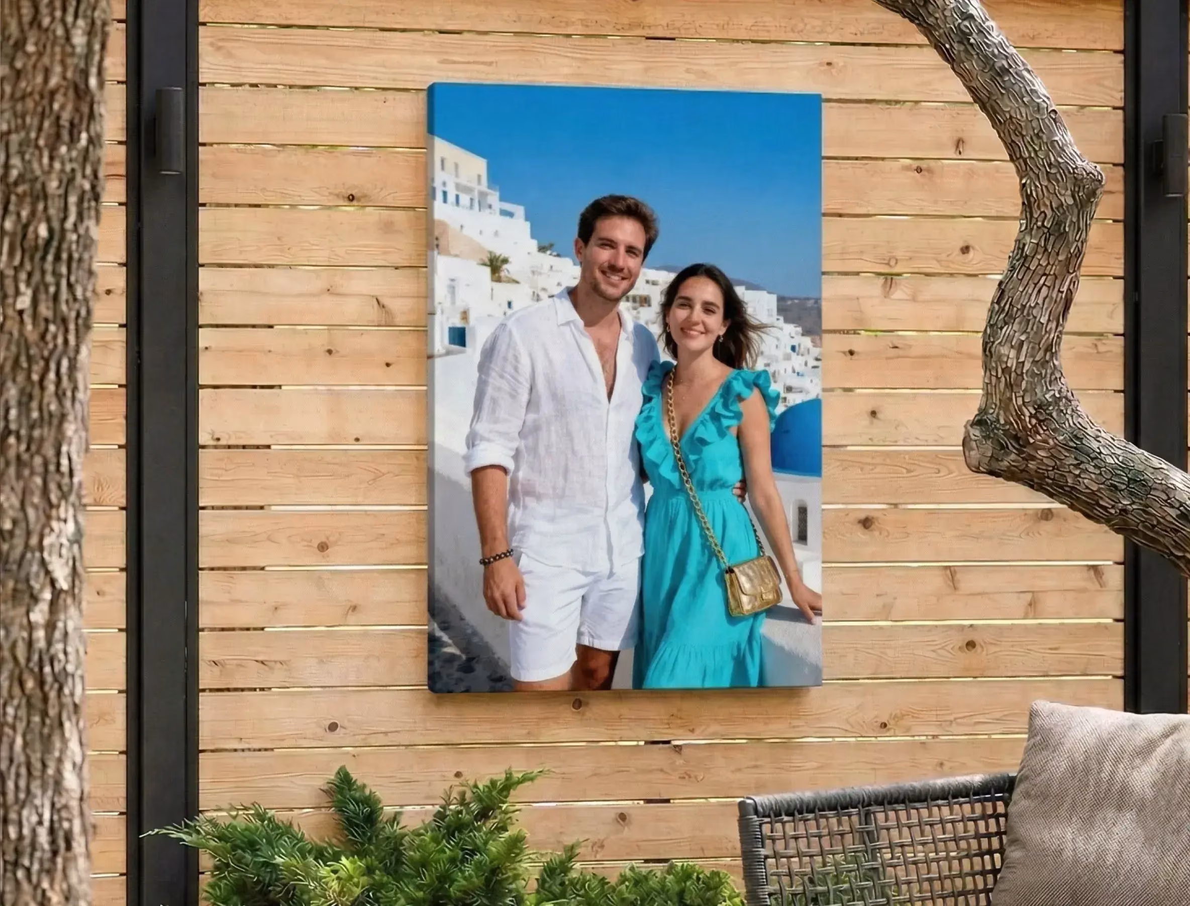 <h2>Your photo as an eye-catcher in the garden</h2>