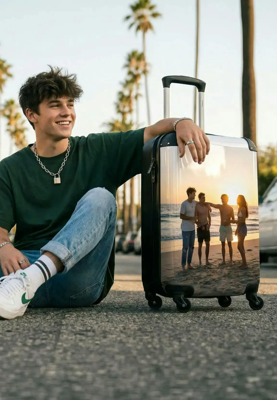 <h2>Your photo will travel with you!</h2>