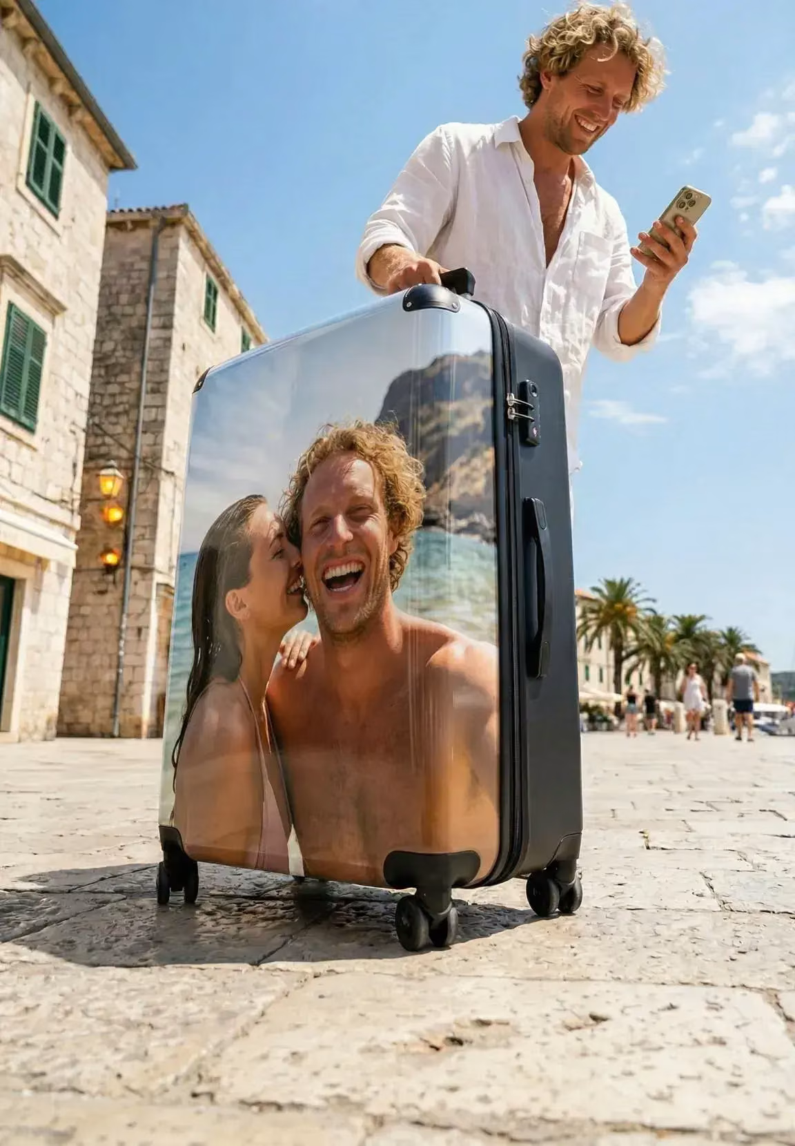 <h2>Your photo will travel with you!</h2>