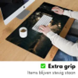 Hert - Bosbeek - Mystiek Muismat XXL klein -sfeer3