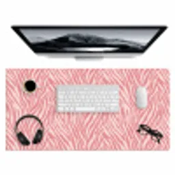 Zebra - Print - Roze Muismat XXL klein 681 -3d