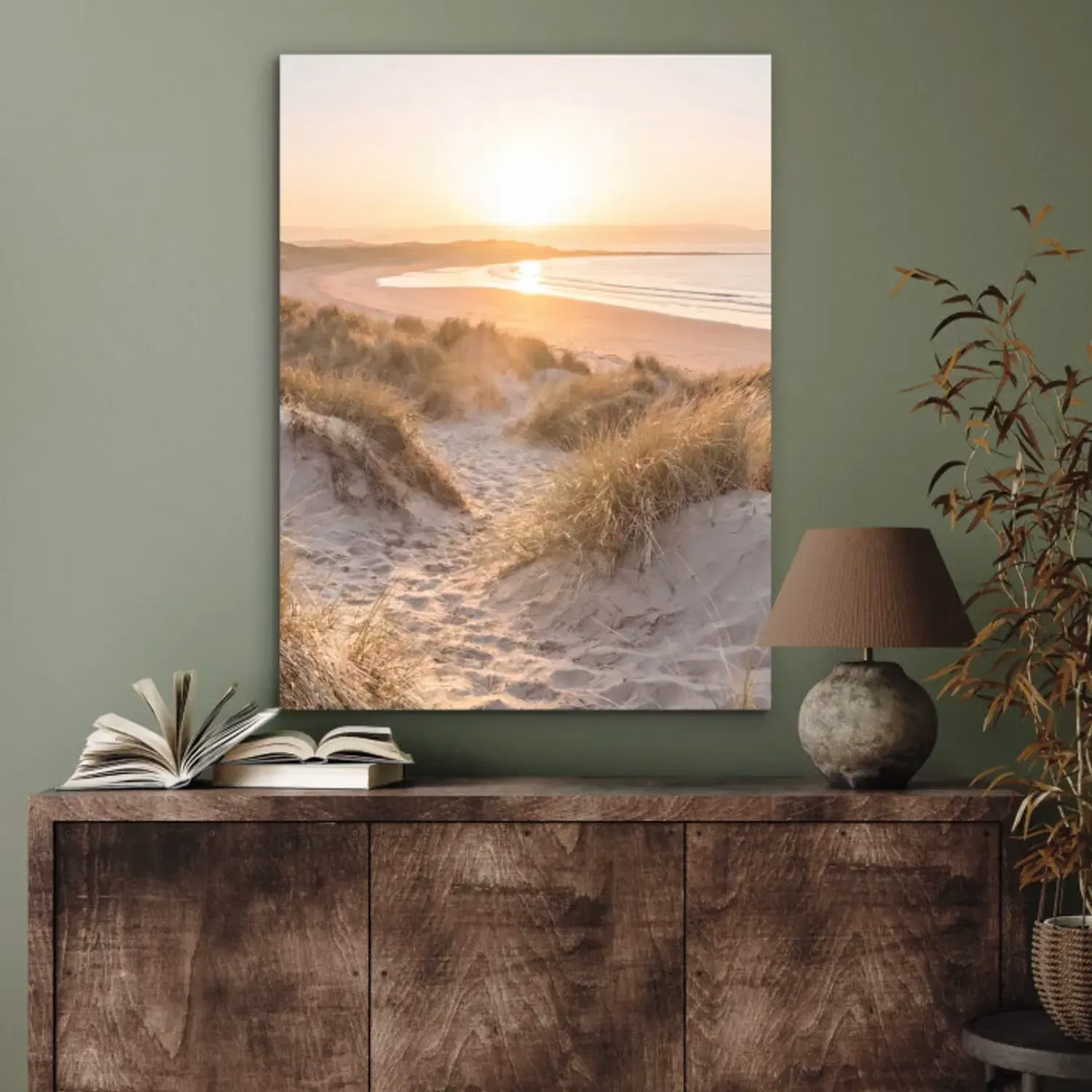 Aluminium painting – Dunes – Beach – Sea
