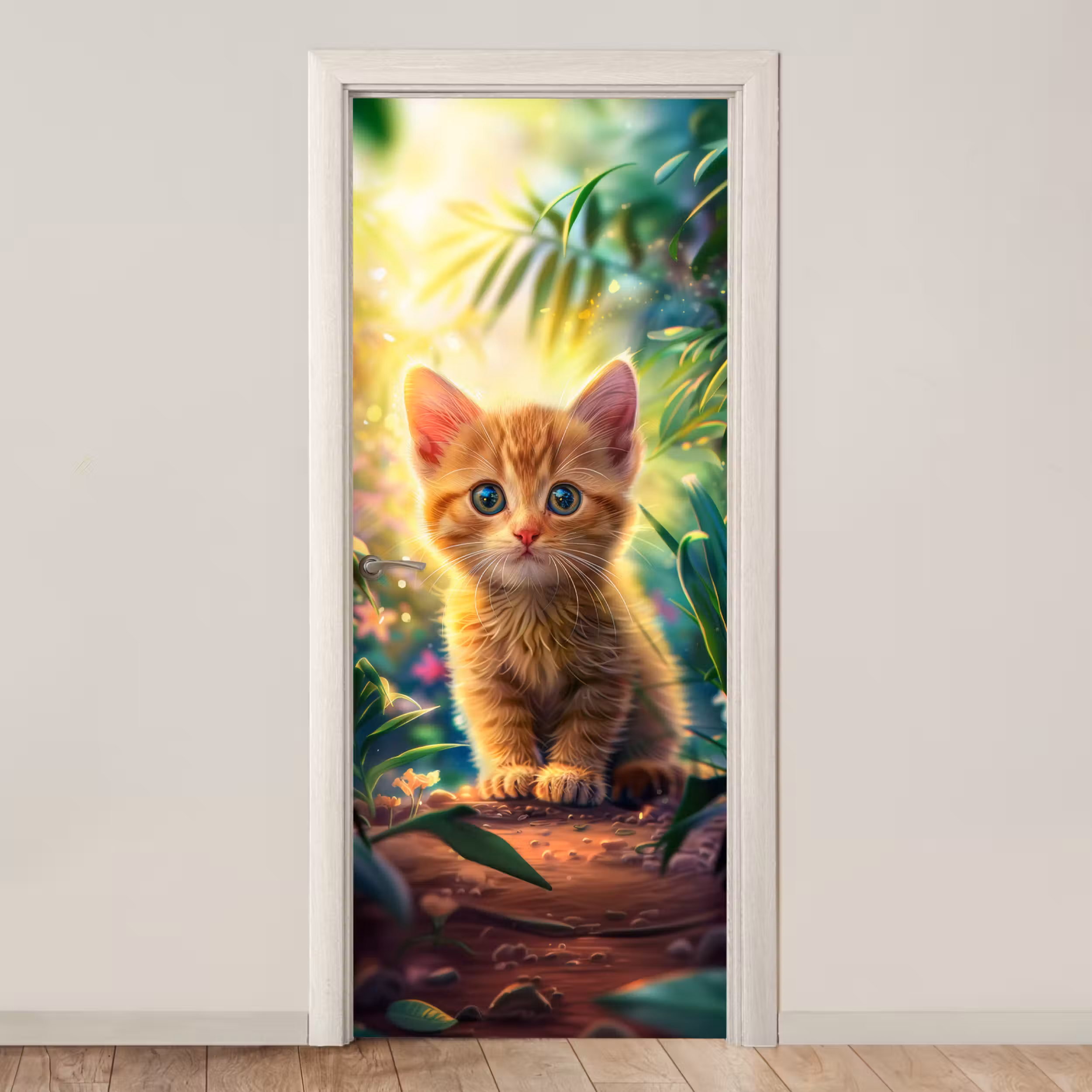 Door sticker - Cat - Pet - Nature