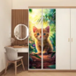 Kat - Huisdier - Natuur deurposter klein -sfeer3