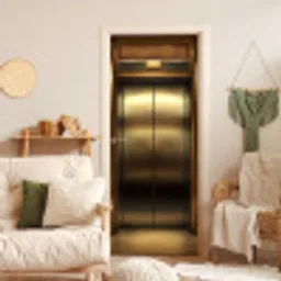 Liftdeur - Goud - Modern deurposter klein -sfeer2