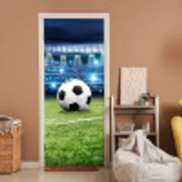 Voetbal - Stadion - Bal - Jongens deurposter klein -sfeer1