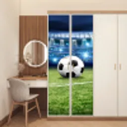 Voetbal - Stadion - Bal - Jongens deurposter klein -sfeer3