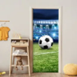 Voetbal - Stadion - Bal - Jongens deurposter klein -sfeer4