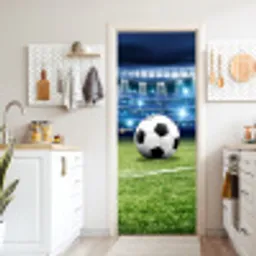Voetbal - Stadion - Bal - Jongens deurposter klein -sfeer5