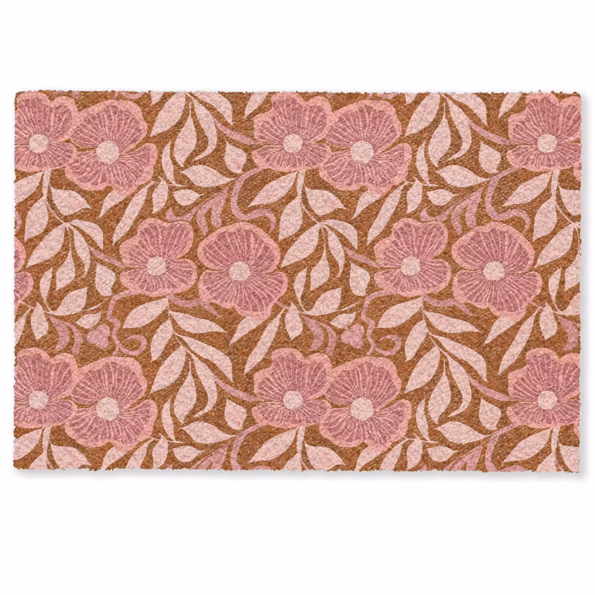 Doormat - Atmosphere - Flowers - Pink