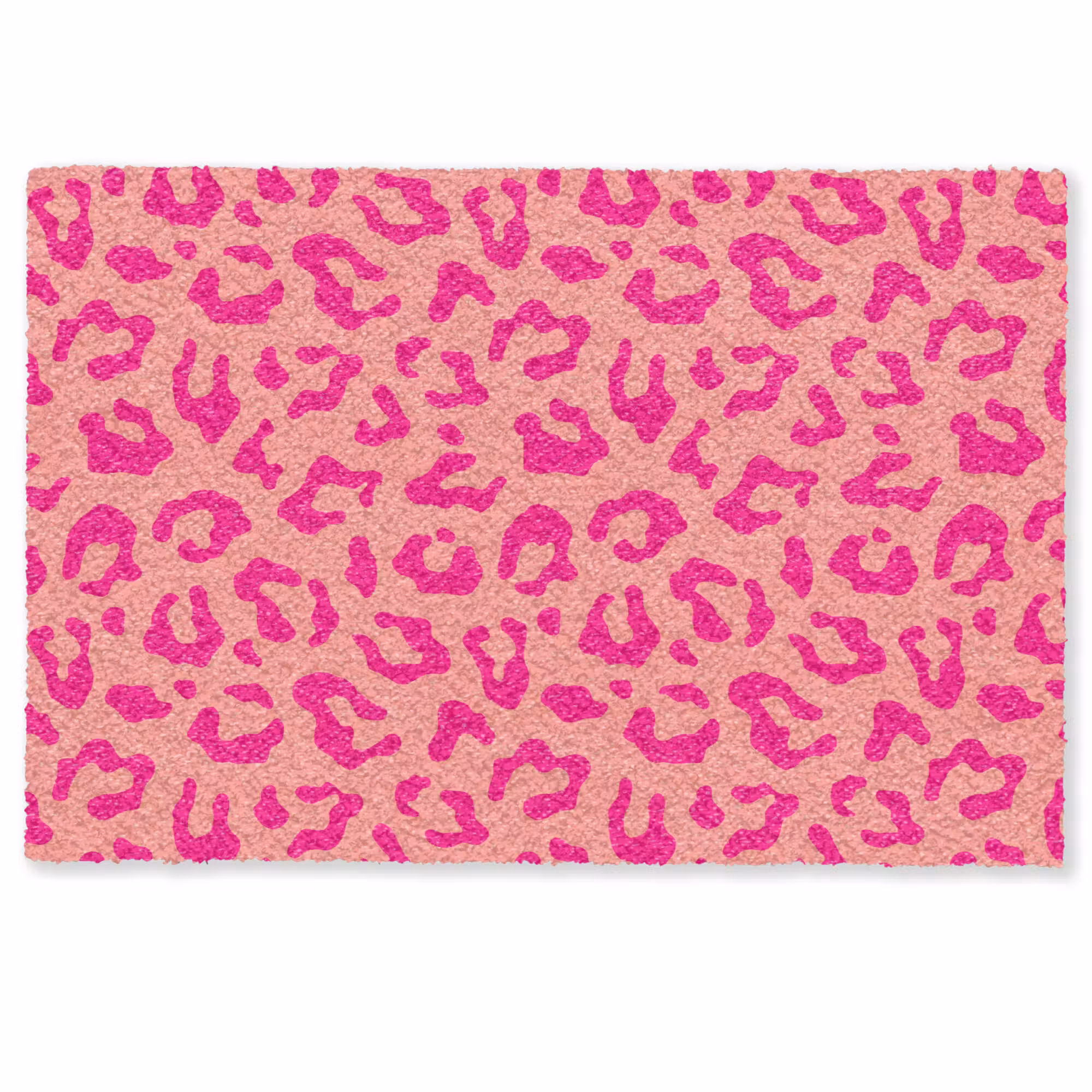 Doormat - Panther print - Pink - Animal print - Minimalist