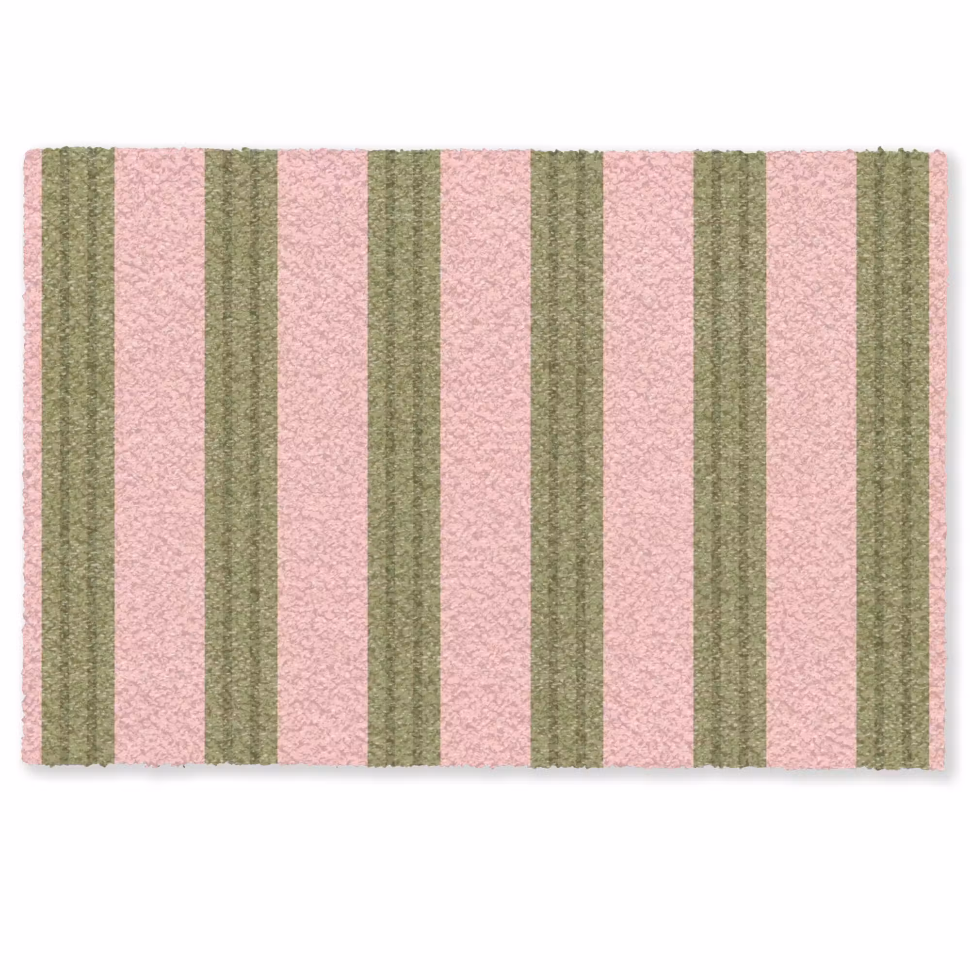 Doormat - Pattern - Stripes - Abstract - Pink - Green