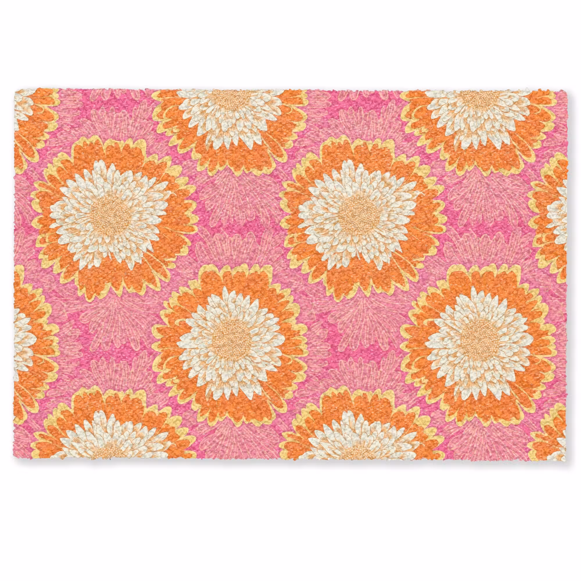 Doormat - Retro - Floral - Colorful