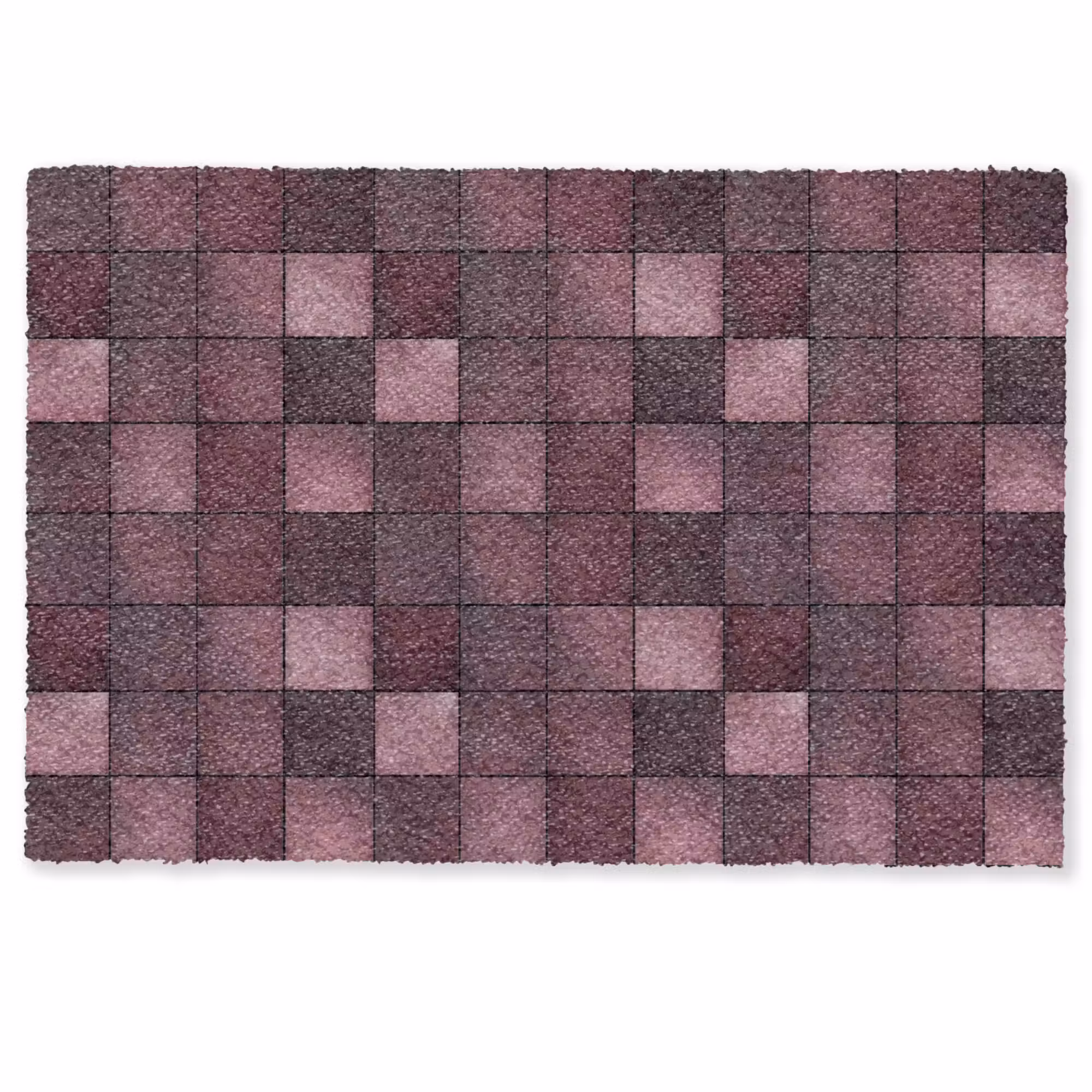 Doormat - Square - Tile - Pattern - Purple