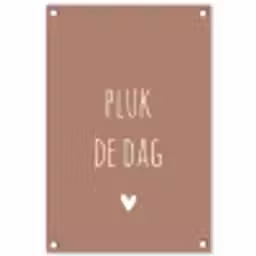 Carpe diem - Spreuken - Pluk de dag - Quotes tuinposter los doek klein -3d