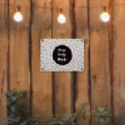 Huisje. Tuintje. Wijntje - Quotes - Tekst - Wijn - Tuin tuinposter los doek klein -sfeer1