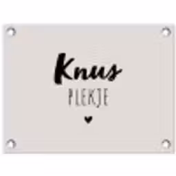Knus plekje - Quotes - Tekst - Thuis tuinposter los doek klein -3d