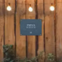Papa's Schuur met Hart tuinposter los doek klein -sfeer1