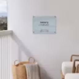 Papa's Garage met auto tuinposter los doek klein -sfeer8