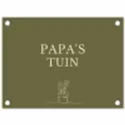 Papa's Tuin tuinposter los doek klein -3d