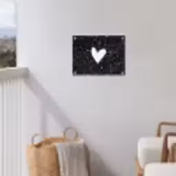 Design - Liefde - Hartje tuinposter los doek klein -sfeer8