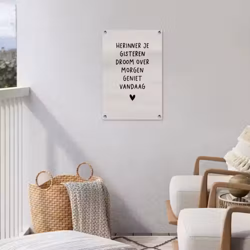 droom-beige tuinposter los doek klein -sfeer8