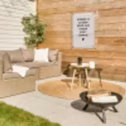 droom-beige tuinposter los doek klein -sfeer4