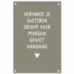 droom-groen tuinposter los doek klein -3d
