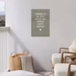 droom-groen tuinposter los doek klein -sfeer8