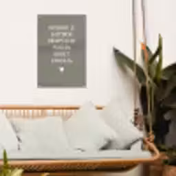 droom-groen tuinposter los doek klein -sfeer7