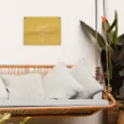 Geniet van elke dag tuinposter los doek klein -sfeer7