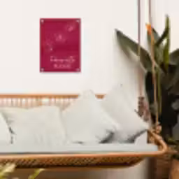 Favoriete plekje met Vlinders tuinposter los doek klein -sfeer7