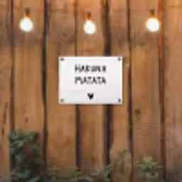 Hakuna matata - Spreuken - Quotes tuinposter los doek klein -sfeer1