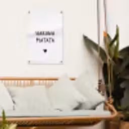 Hakuna matata - Quotes - Spreuken tuinposter los doek klein -sfeer7