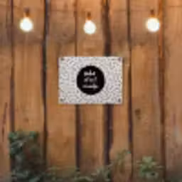 Geluk zit in 't zonnetje - Quotes - Tekst - Zomer tuinposter los doek klein -sfeer1