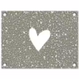 Hart - Design - Liefde tuinposter los doek klein -3d