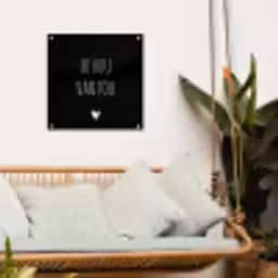Ik hou van jou - Spreuken - Quotes tuinposter los doek klein -sfeer7