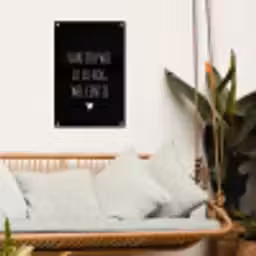 Van jou wil ik er nog wel eentje - Quotes - Spreuken tuinposter los doek klein -sfeer7