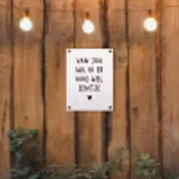 Van jou wil ik er nog wel eentje - Quotes - Spreuken tuinposter los doek klein -sfeer1