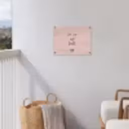 La vie est belle met Hart tuinposter los doek klein -sfeer8
