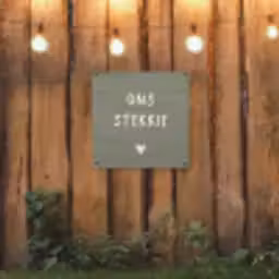 onsstekkie-groen tuinposter los doek klein -sfeer1