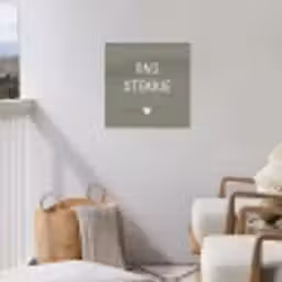 onsstekkie-groen tuinposter los doek klein -sfeer8