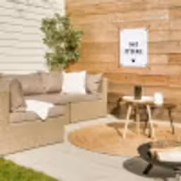 Ons stekkie - Spreuken - Quotes tuinposter los doek klein -sfeer4