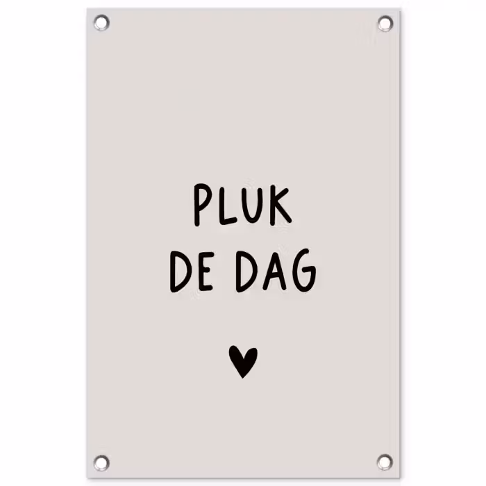 plukdedag-beige tuinposter los doek klein -3d