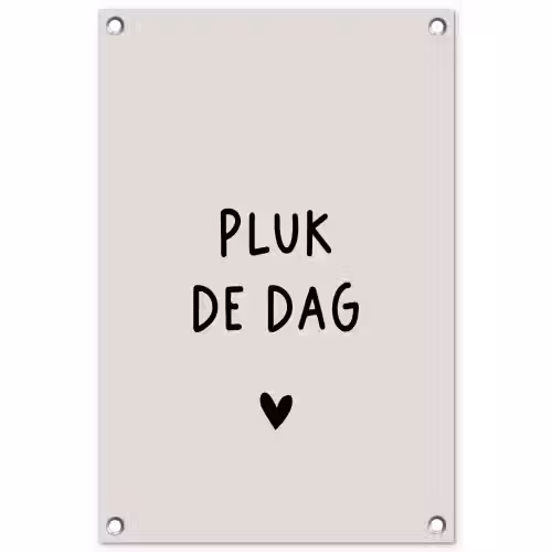 plukdedag-beige tuinposter los doek klein -3d