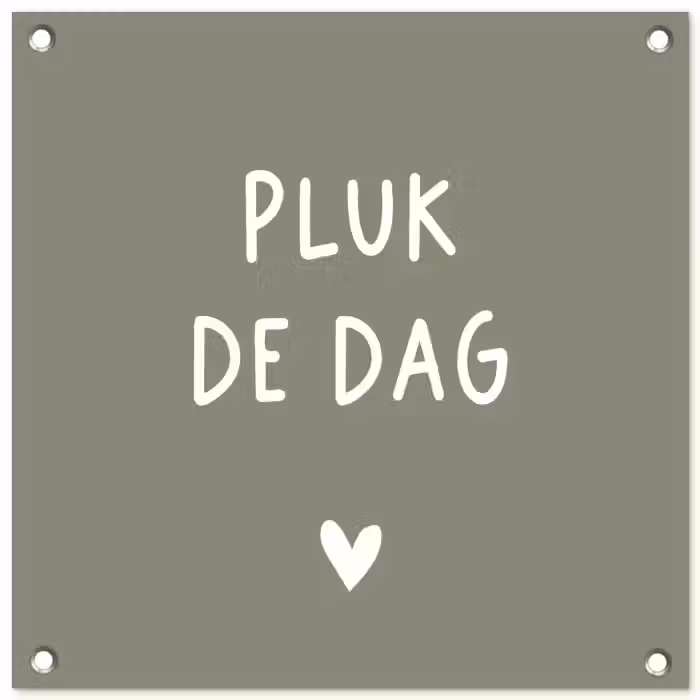 plukdedag-groen tuinposter los doek klein -3d