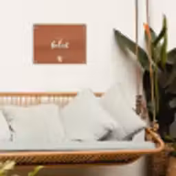 Pluk het Geluk tuinposter los doek klein -sfeer7