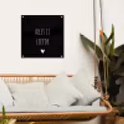 Spreuken - Alles is liefde - Quotes - Bløf tuinposter los doek klein -sfeer7