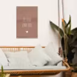 Spreuken - Ik hou van jou - Quotes tuinposter los doek klein -sfeer7